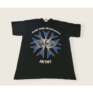 Bang Your Head 2004 Festival T Shirt Large Black Metal Rock Concert Germany